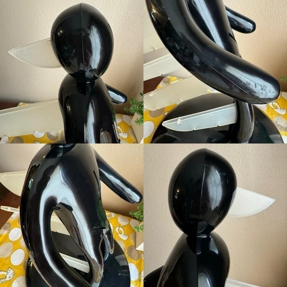 Raffaele Lannello The Ex’ black plastic knife block with sleeves